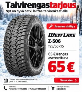 Nyt on hyvä hetki laittaa talvirenkaat alle