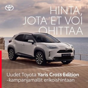 Supersuosittu Yaris Cross Limited todella edulliseen hintaan