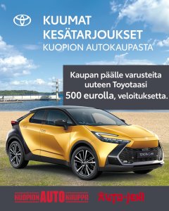 Kuumat kesätarjoukset Kuopion Autokaupasta ja Auto-Jenistä!