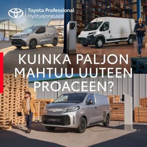 Toyota Proace -mallistokampanja - Auto-Jeni Oy