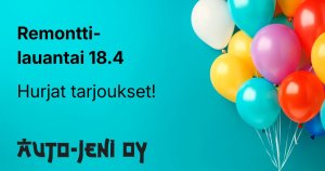 🎈 REMONTTI-LAUANTAIN TARJOUKSET ON JULKISTETTU!